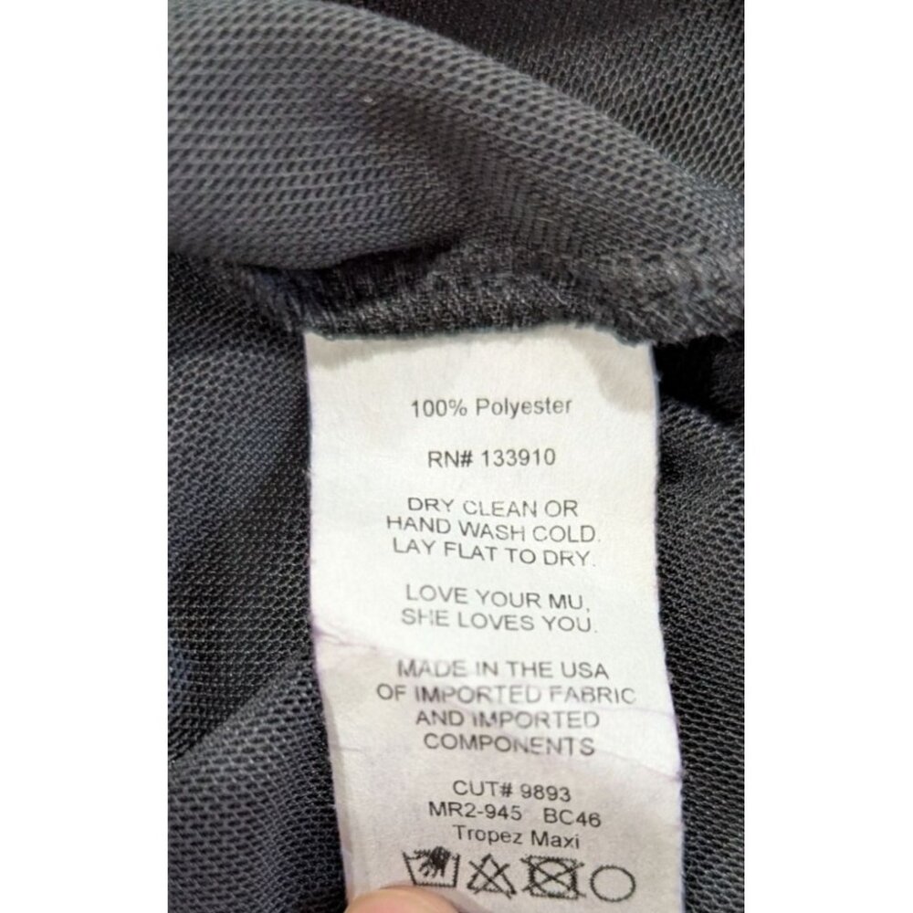 Show Me Your Mumu Black Tropez One-Shoulder Maxi Dress Size M - Picture 8 of 8